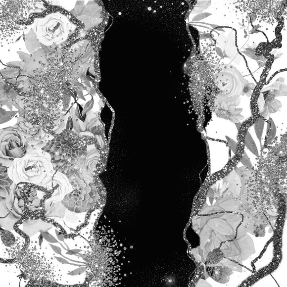 Black And White Tumble, Personalized Tumbler, Custom Name Tumbler - Picture 2 of 8